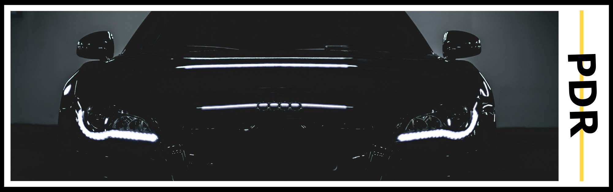 paintless dent repair mobile service Austin black car door dent